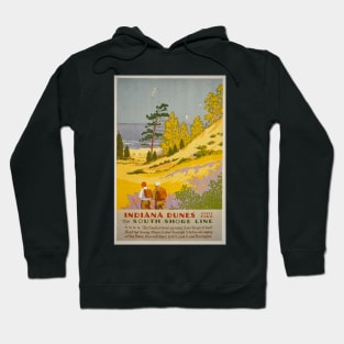 Vintage Travel - Indiana Dunes State Park Hoodie